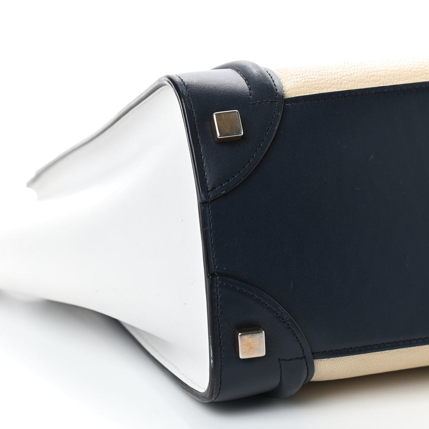 Goatskin Smooth Calfskin Micro Tri-Color Luggage Firefly
