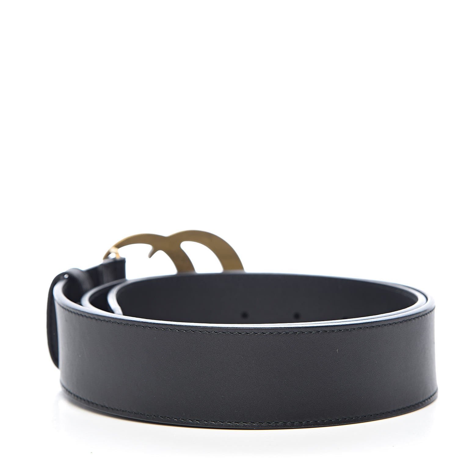 Gucci Calfskin Double G 40mm Belt 90 36 Black 3 of 7
