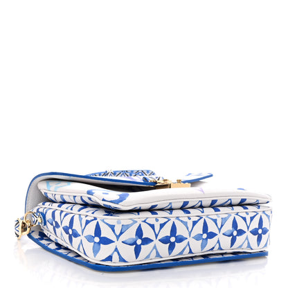 Louis Vuitton Monogram Giant By The Pool Pochette Metis MM Blue 4 of 10
