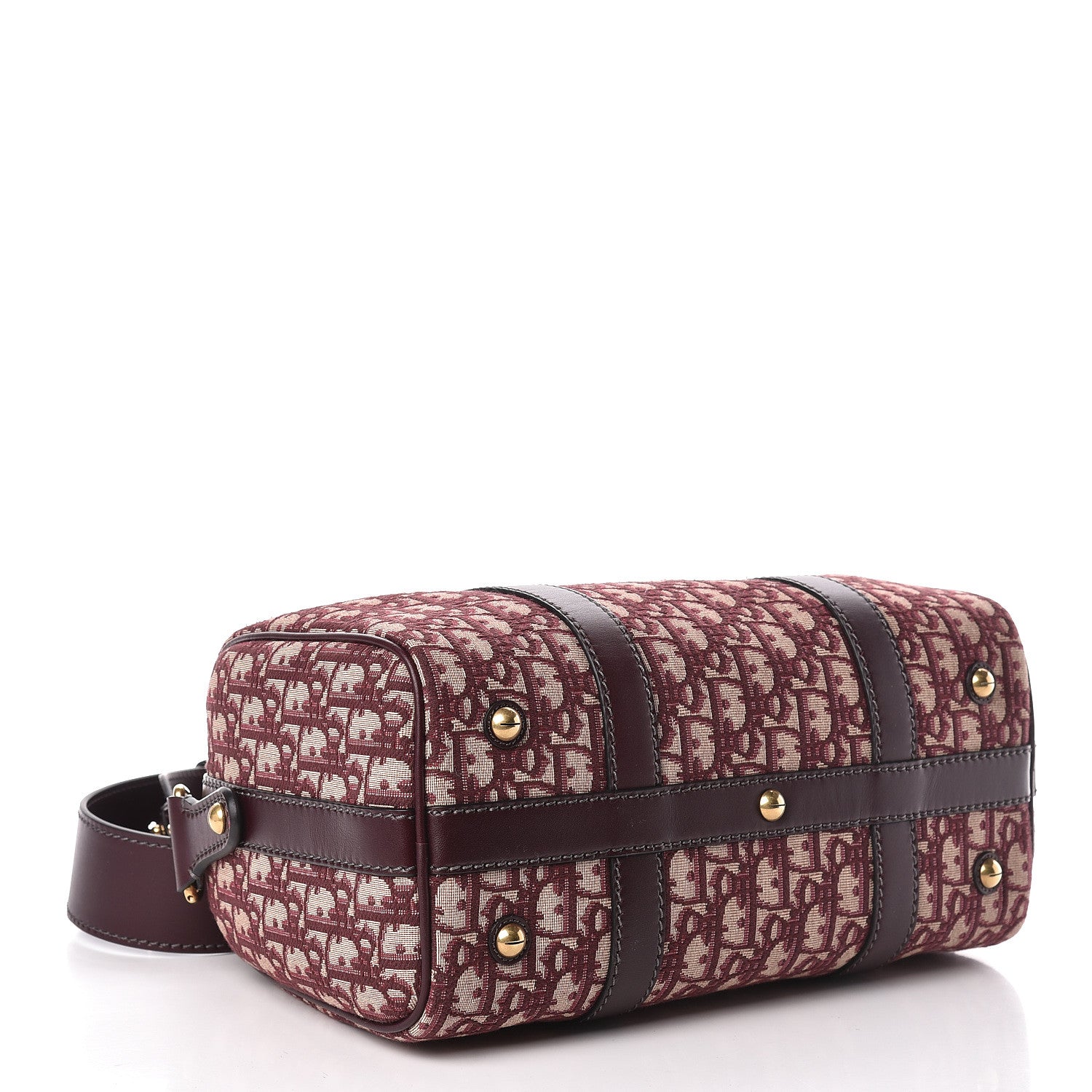 Christian Dior Oblique Boston Bag Bordeaux 5 of 12