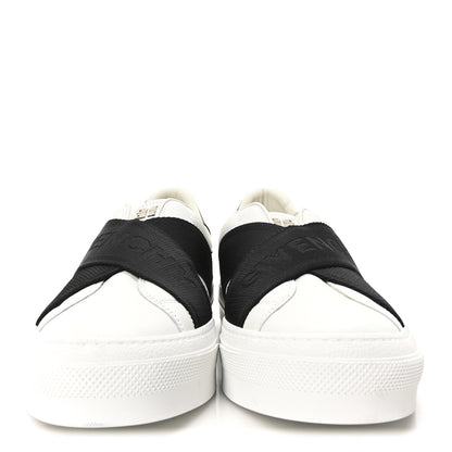 Givenchy Calfskin Band Logo Mens Urban Street Sneakers 43 White Black 3 of 8