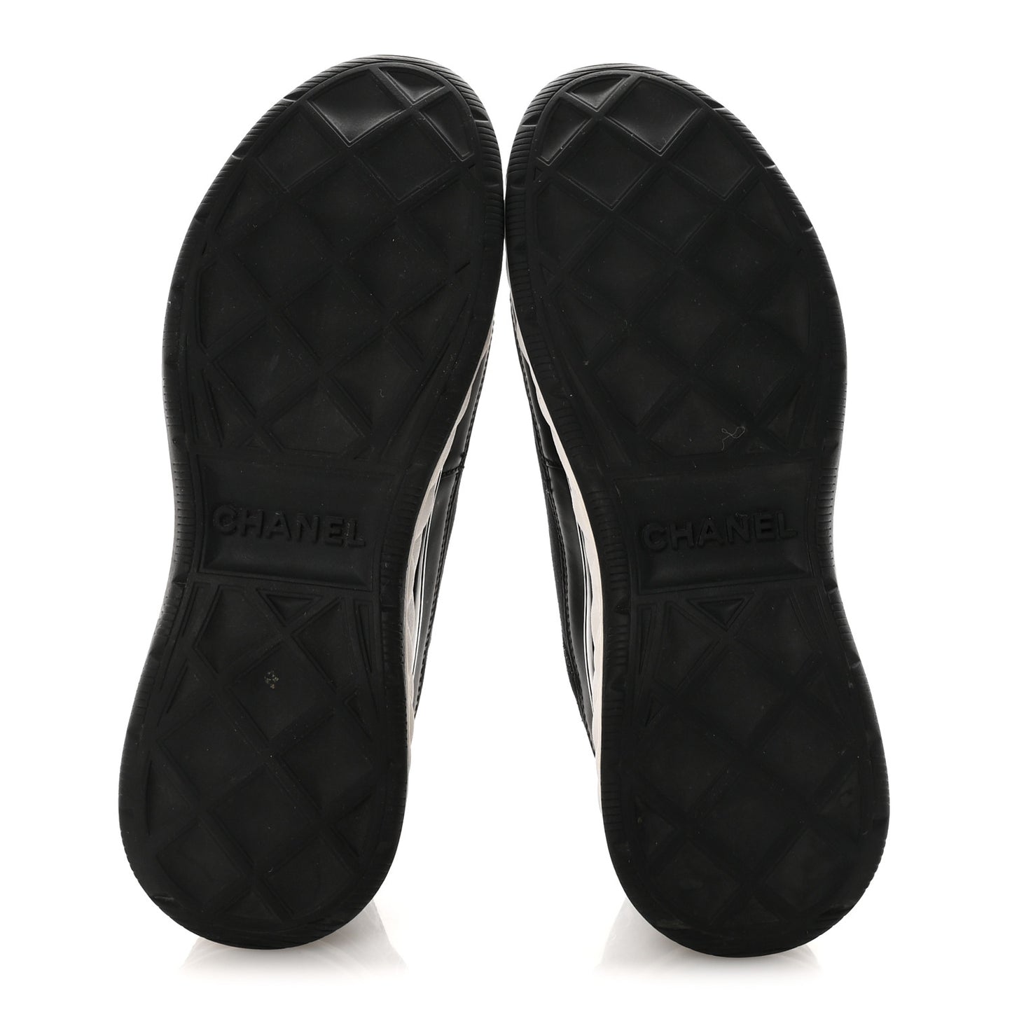Velvet Calfskin Mixed Fibers CC Sneakers 39 Black 39 Black