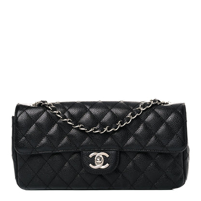 Chanel Caviar Quilted East West Flap Black 1 of 13