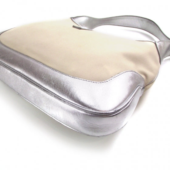 Canvas Jackie O Hobo White