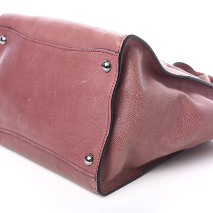 Prada Glace Calf Small Twin Pocket Tote Pink 8 of 10