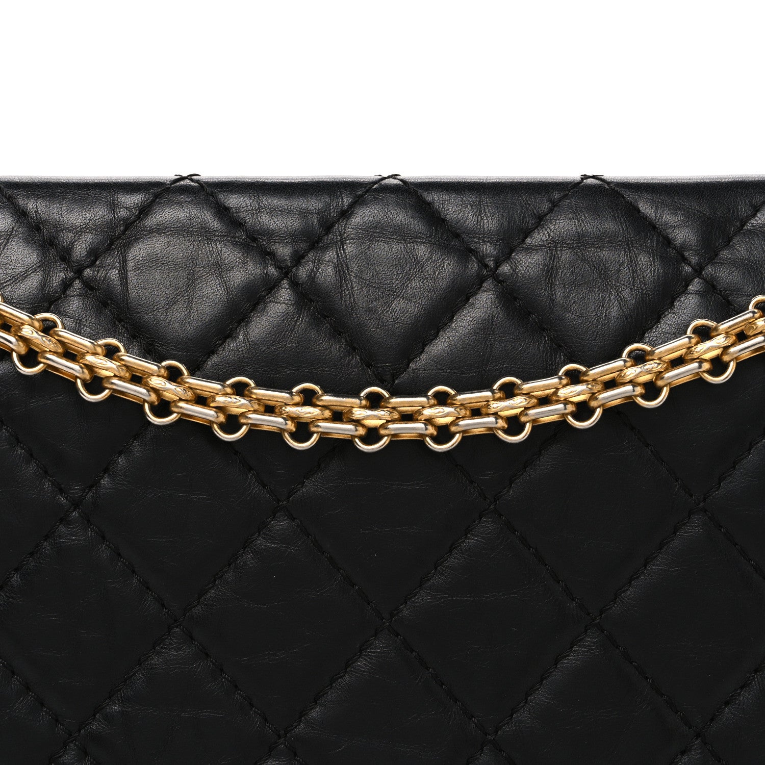 Chanel Aged Calfskin Quilted 2.55 Reissue 226 Flap Black 7 of 9