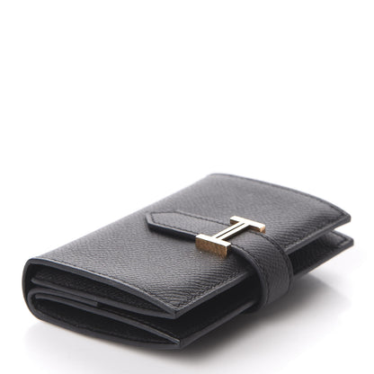 Hermes Epsom Mini Bearn Wallet Black 4 of 8