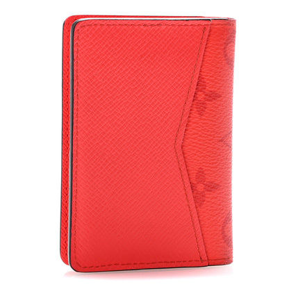 Louis Vuitton Taigarama Pocket Organizer NM Fire Red 3 of 9