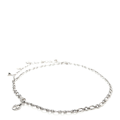 Hermes Palladium Silver Olga 5 Charms Chain Belt 2 of 6