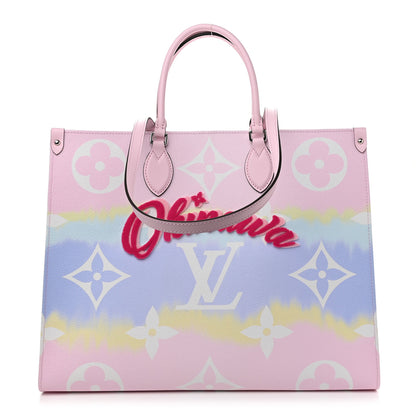 Louis Vuitton Monogram Escale Okinawa Onthego GM Pastel 1 of 9