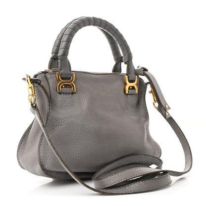 Chloe Calfskin Mini Marcie Satchel Cashmere Grey 3 of 14