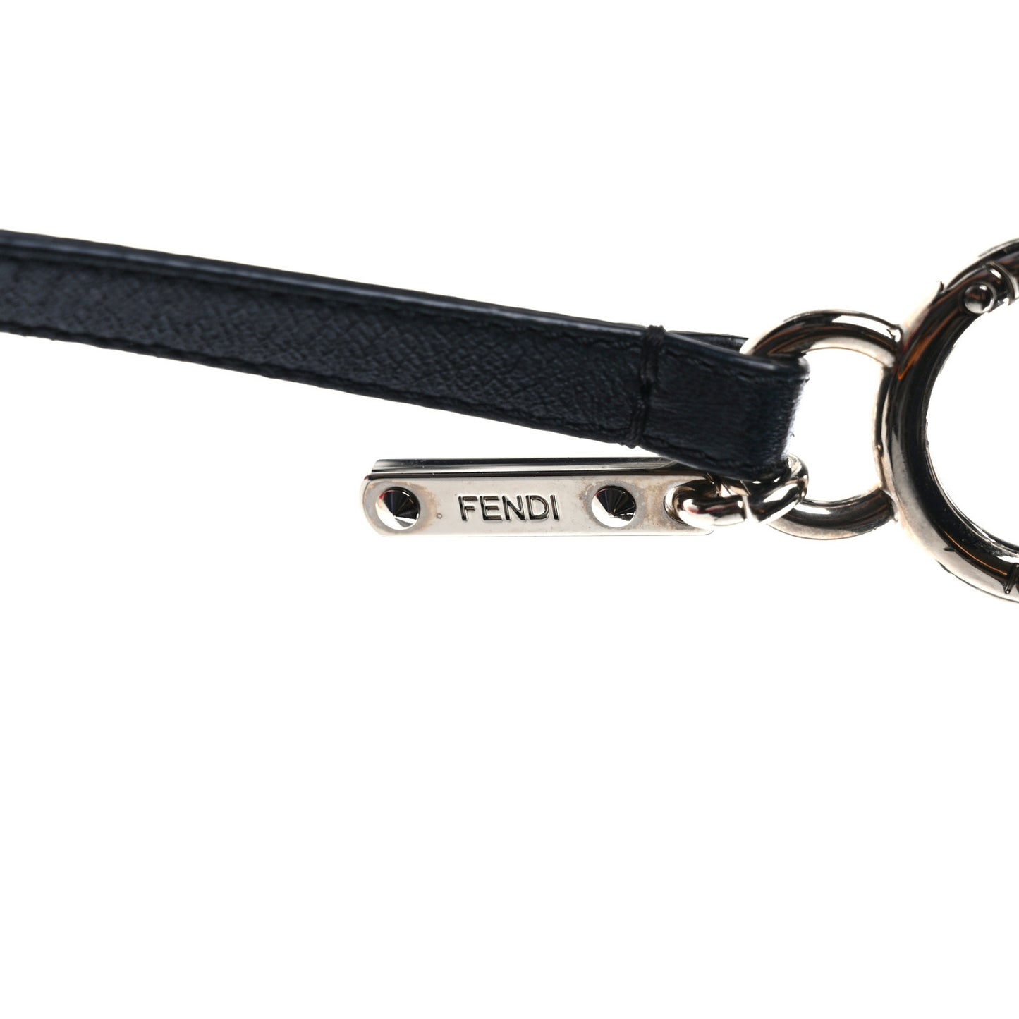 Mink Goat Fur QuTweet Funkyfur Bag Bug Charm Pimento Black Multicolor