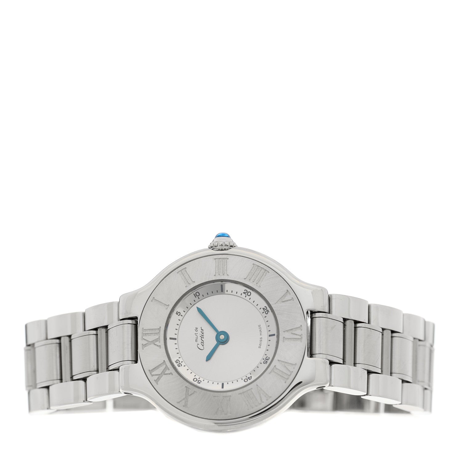 Cartier Stainless Steel 28mm Must De 21 Quartz Watch 2 of 4