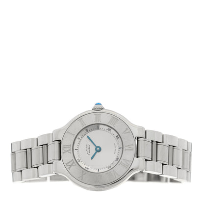 Cartier Stainless Steel 28mm Must De 21 Quartz Watch 2 of 4
