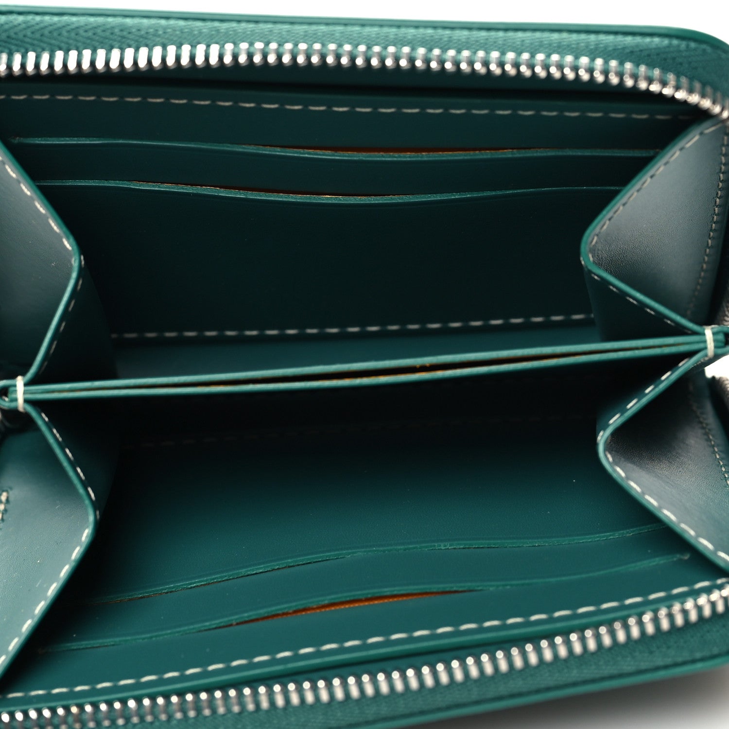Goyard Goyardine Matignon PM Wallet Green 5 of 8