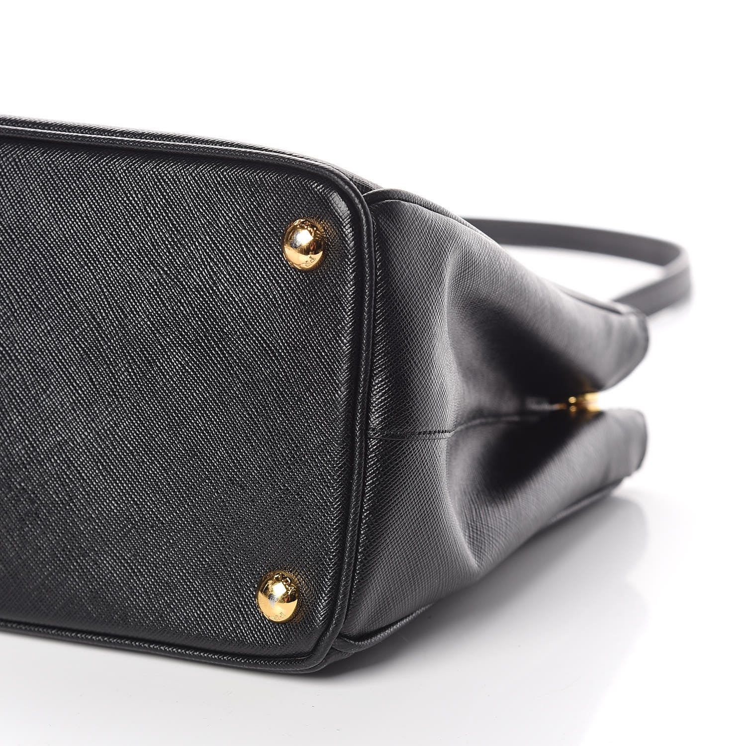 Prada Saffiano Small Galleria Double Zip Tote Black 6 of 14