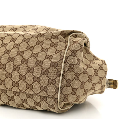 Gucci Monogram Medium Sukey Boston Off White 10 of 13