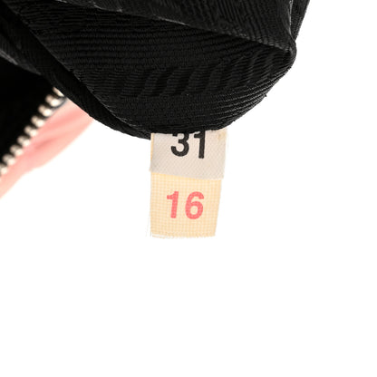 Prada Tessuto Nylon Impuntutato Quilted Shoulder Bag Rosa Black 7 of 11