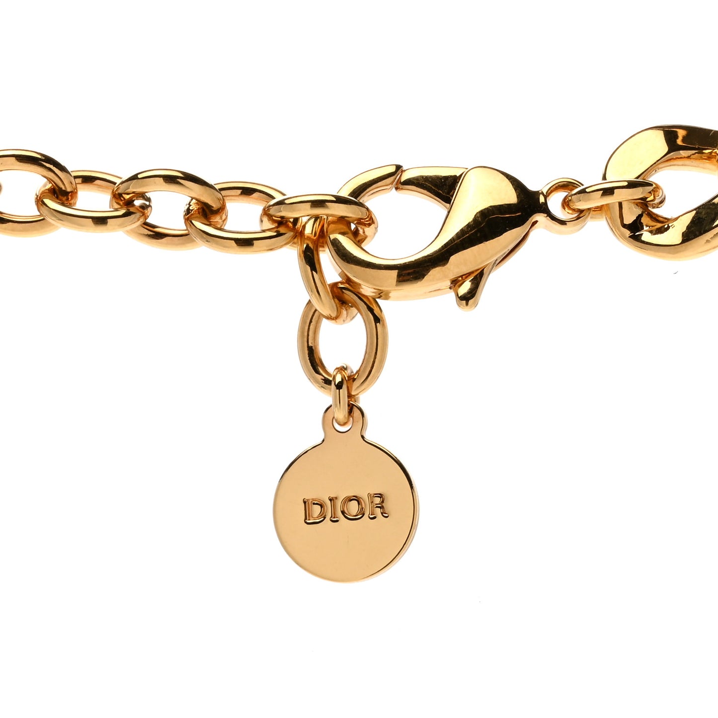 Metal Danseuse Etoile Chain Choker Necklace Gold