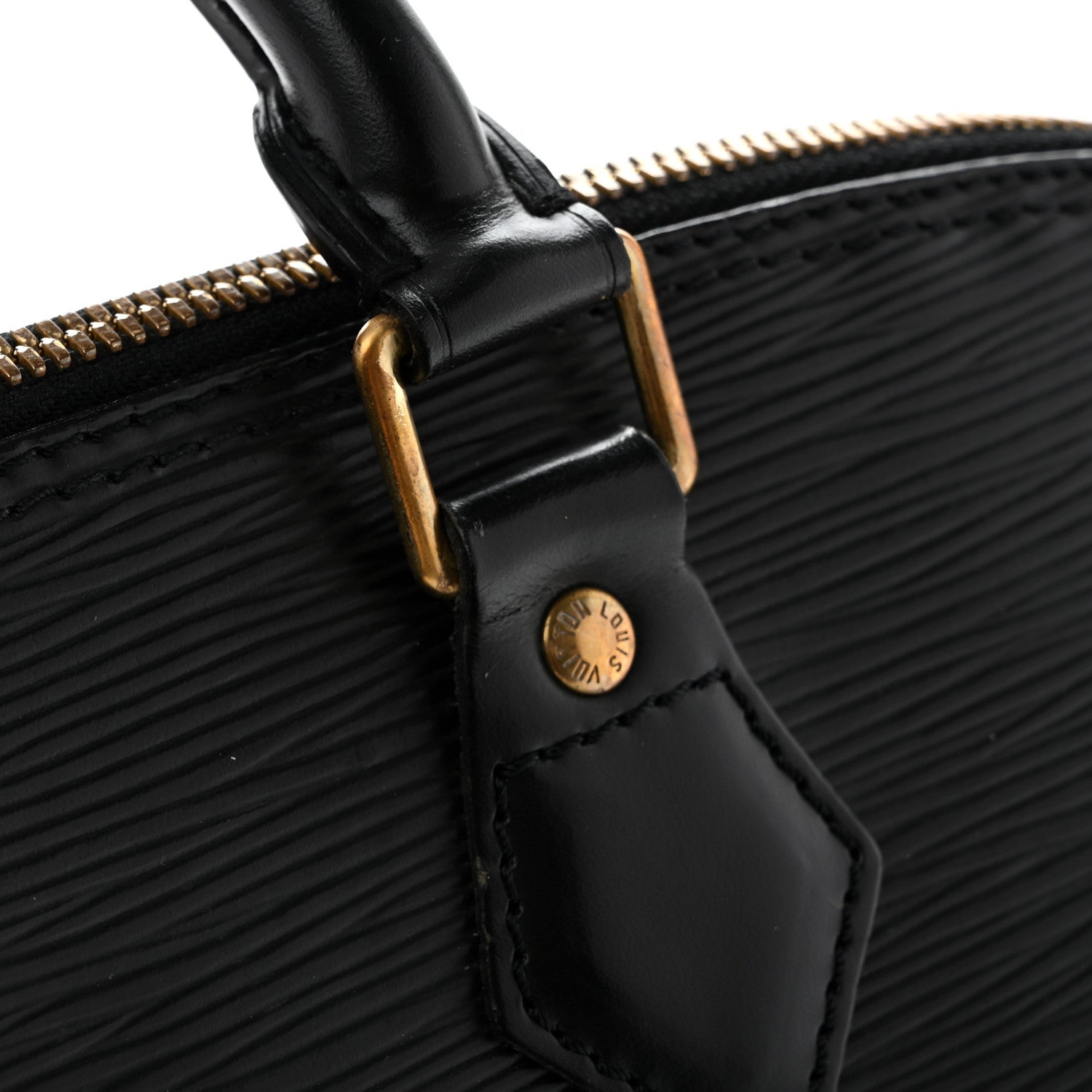 Louis Vuitton Epi Alma PM Black 9 of 12