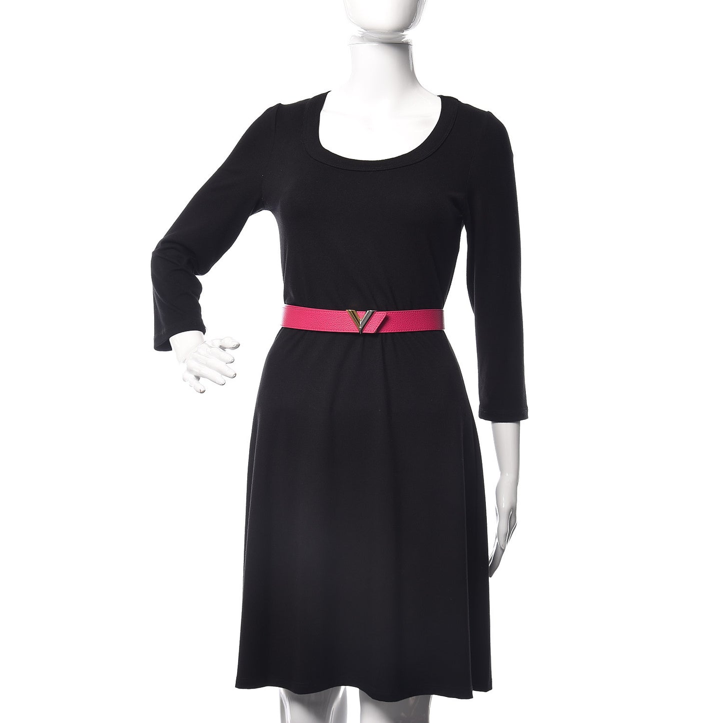 Taurillon Calfskin Essential V 30mm Belt 85 34 Fuchsia