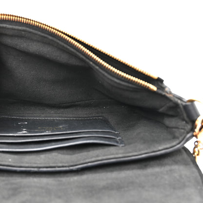 Louis Vuitton Calfskin New Wave Chain Pochette Black 5 of 11