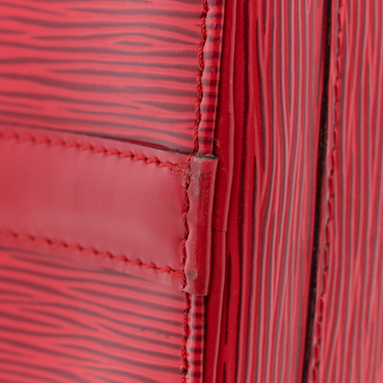 Louis Vuitton Epi Speedy 30 Castillan Red 13 of 15