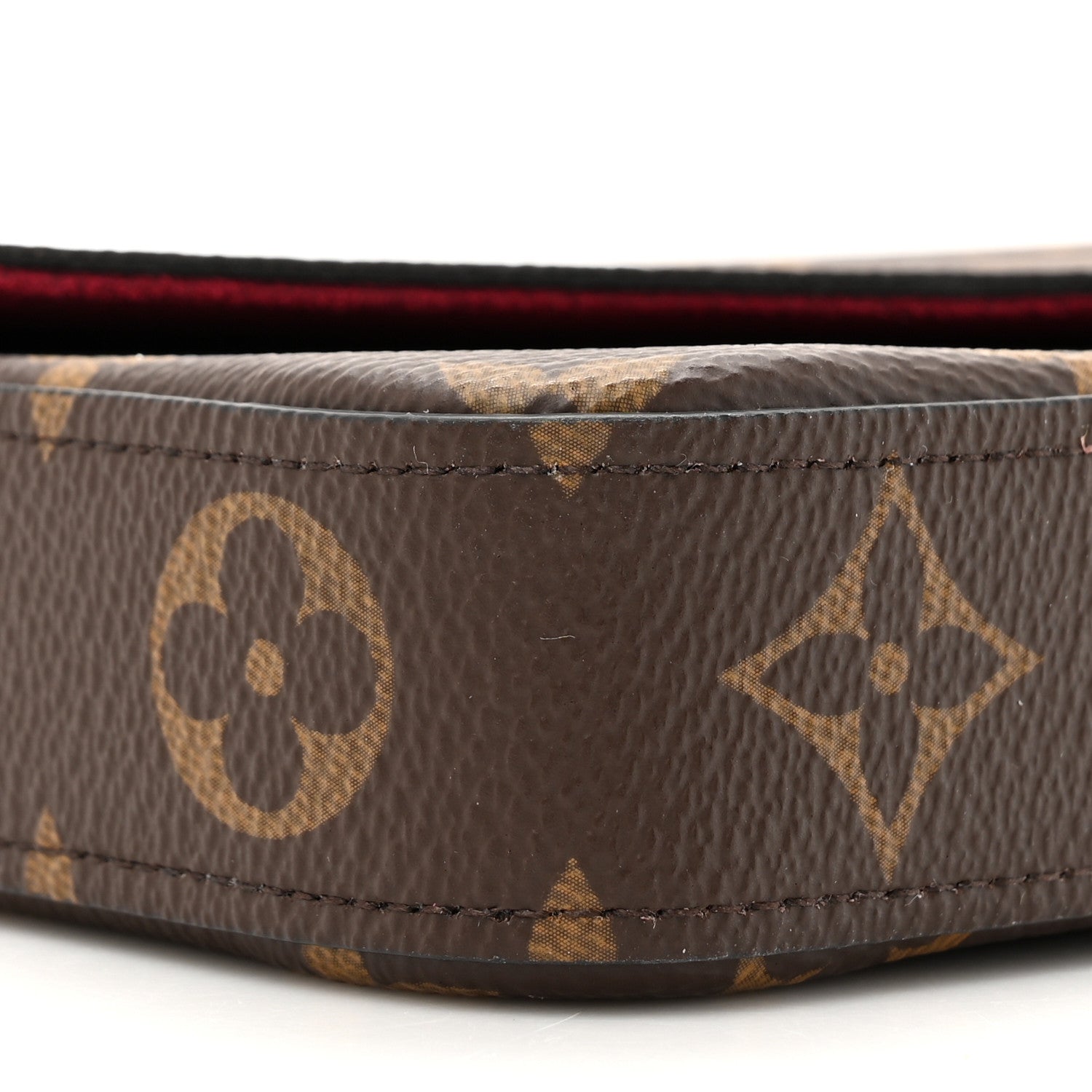 Louis Vuitton Monogram Pochette Felicie Chain Wallet Fuchsia 10 of 10