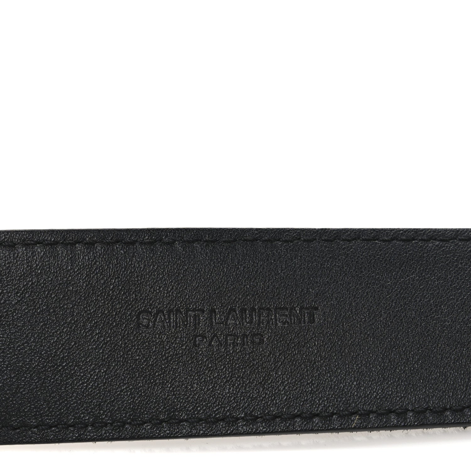 Saint Laurent Pony Hair Heart Belt 75/30 Black 5 of 6