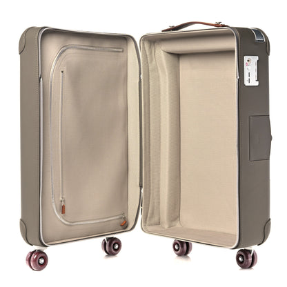 Hermes Taurillon Regate RMS Suitcase Etain Fauve Rouge H 8 of 16
