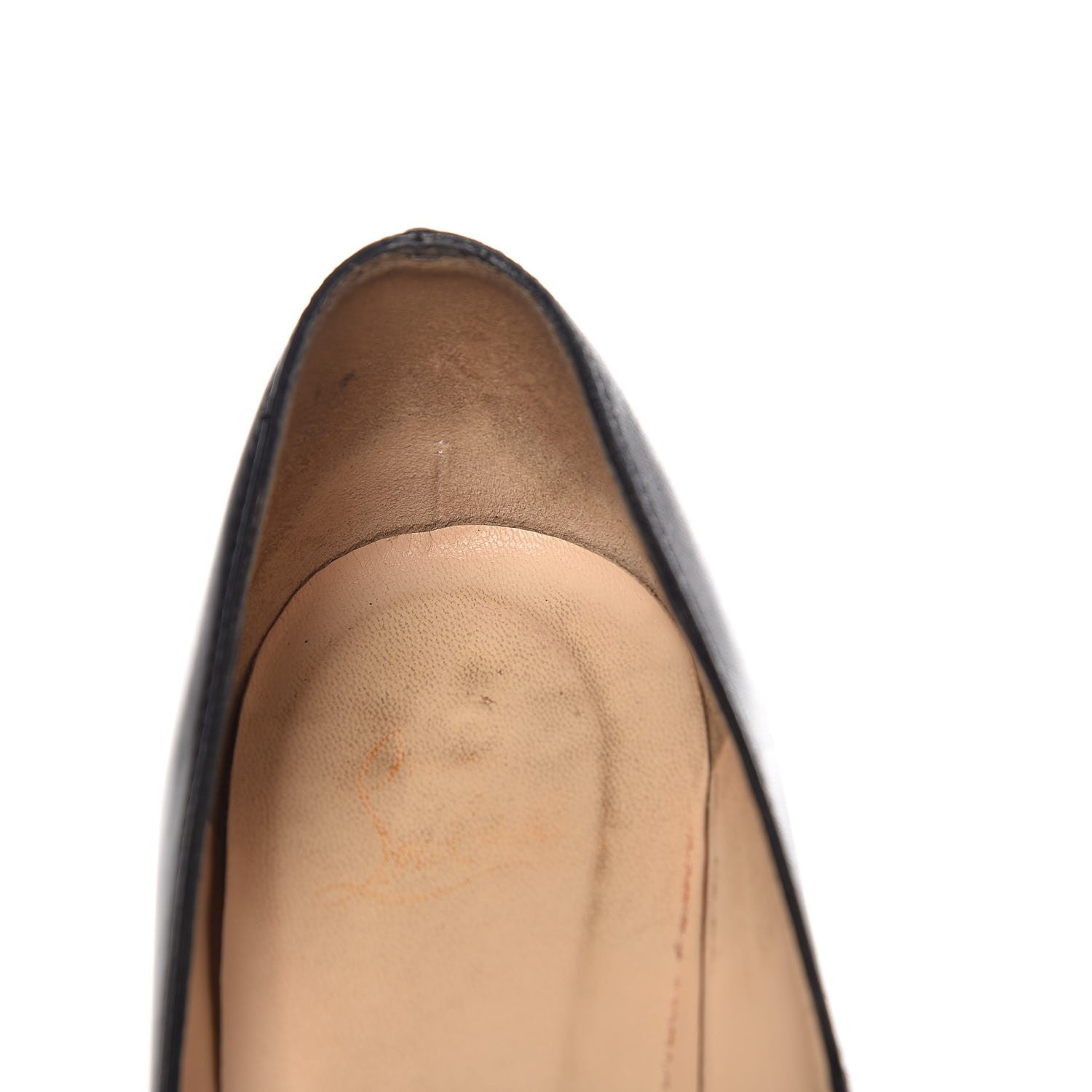 Christian Louboutin Calfskin Bruges 120 Pumps 38.5 Black 11 of 24