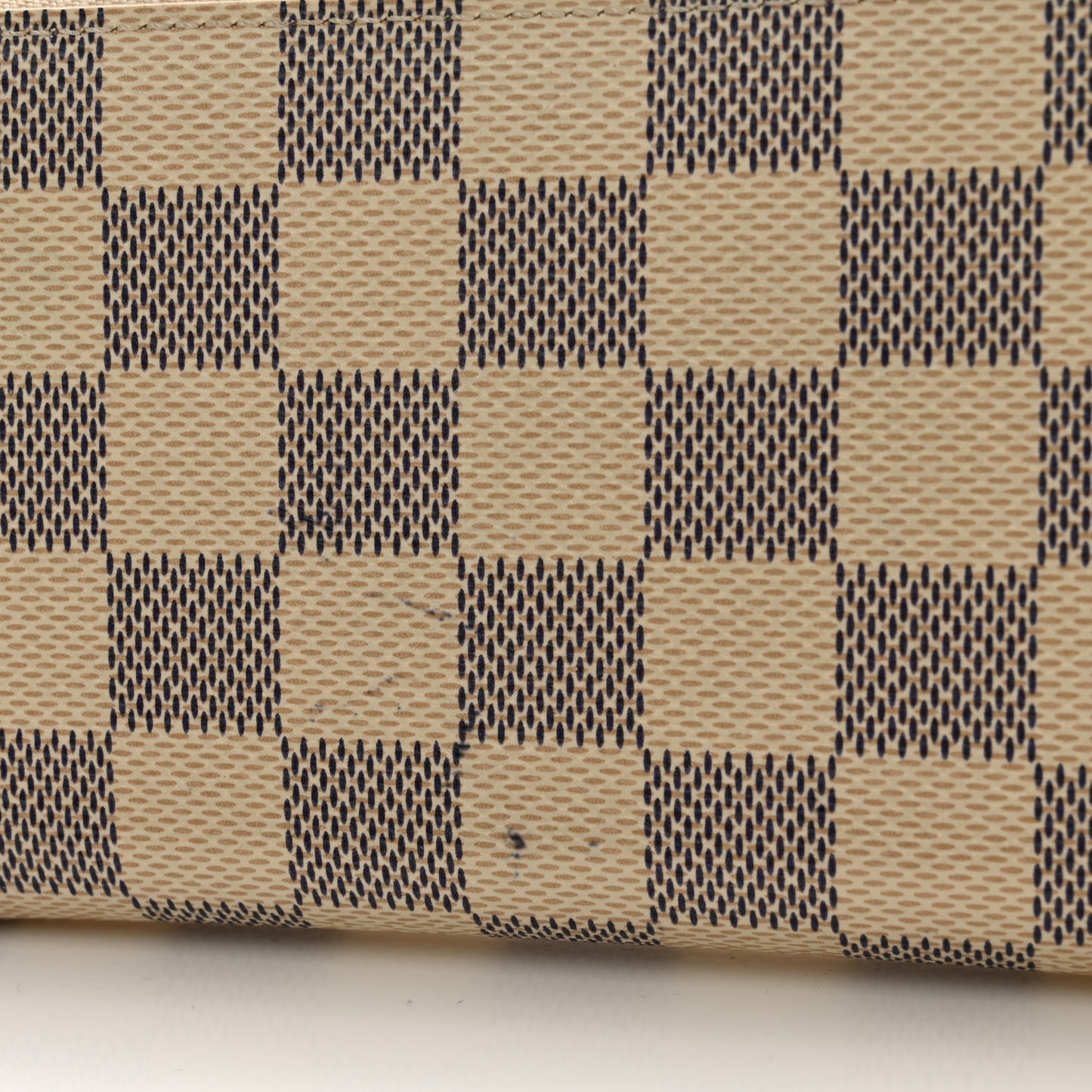 Damier Azur Clemence Wallet Rose Ballerine