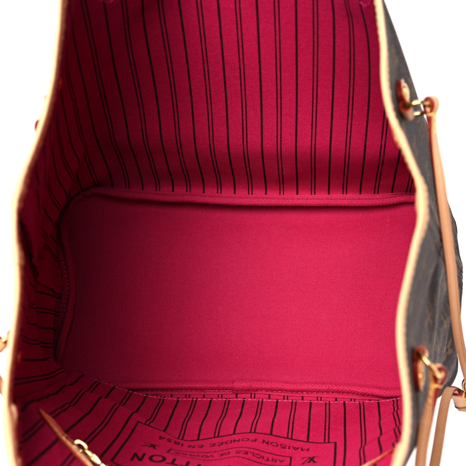 Louis Vuitton Monogram Neo Neverfull MM Fuchsia 5 of 8