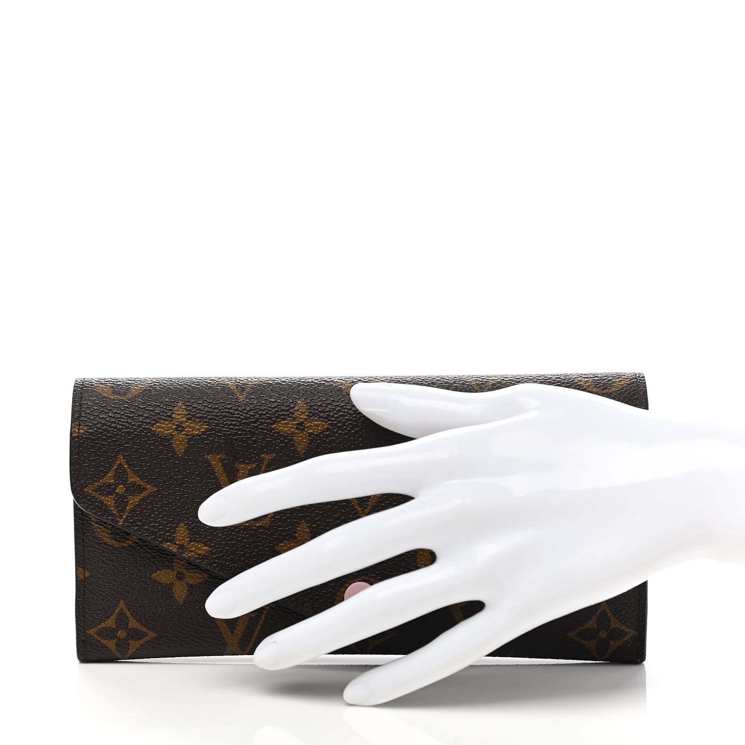 Louis Vuitton Monogram Josephine Wallet Rose Ballerine 2 of 11