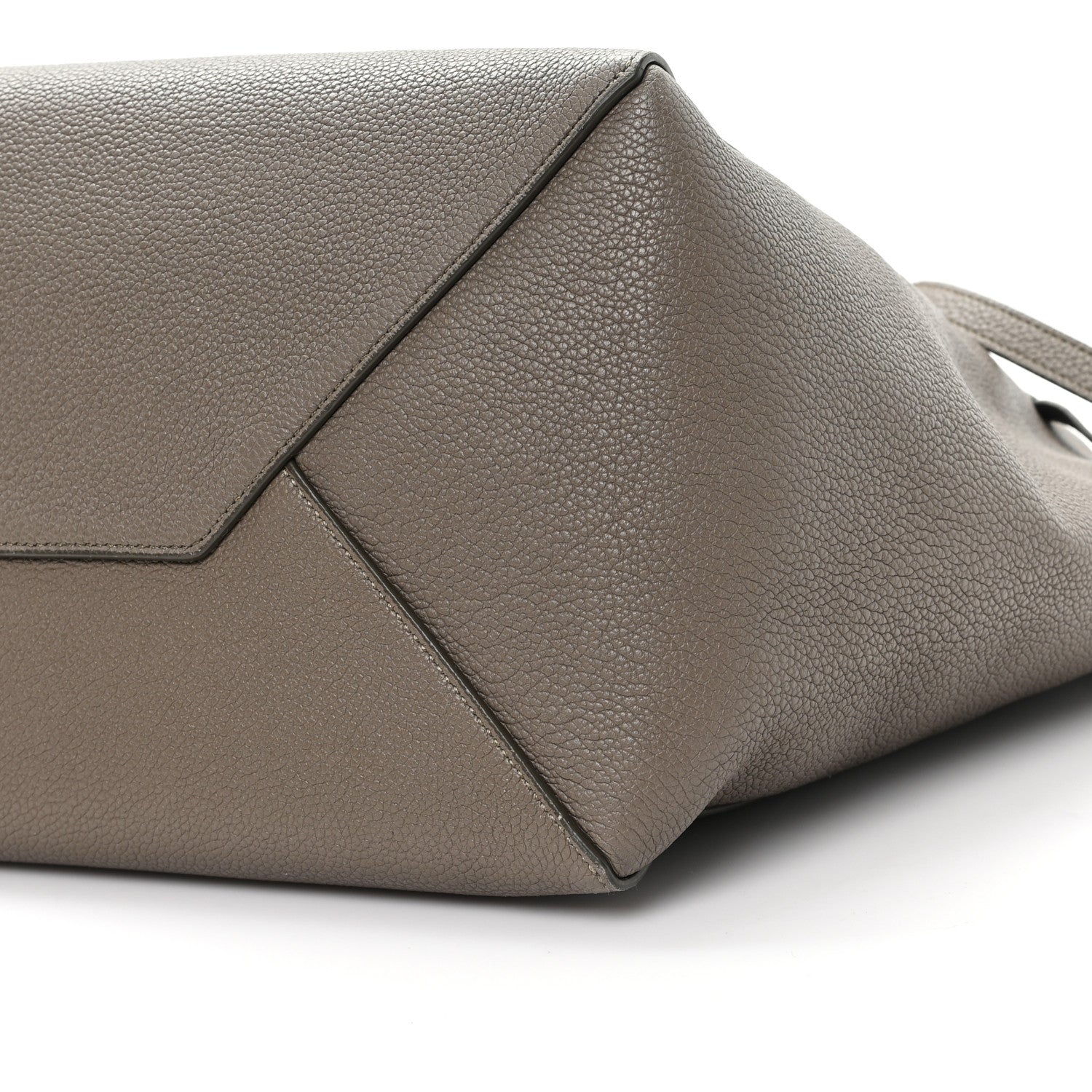 Celine Soft Grained Calfskin Small Belt Cabas Phantom Souris 9 of 12