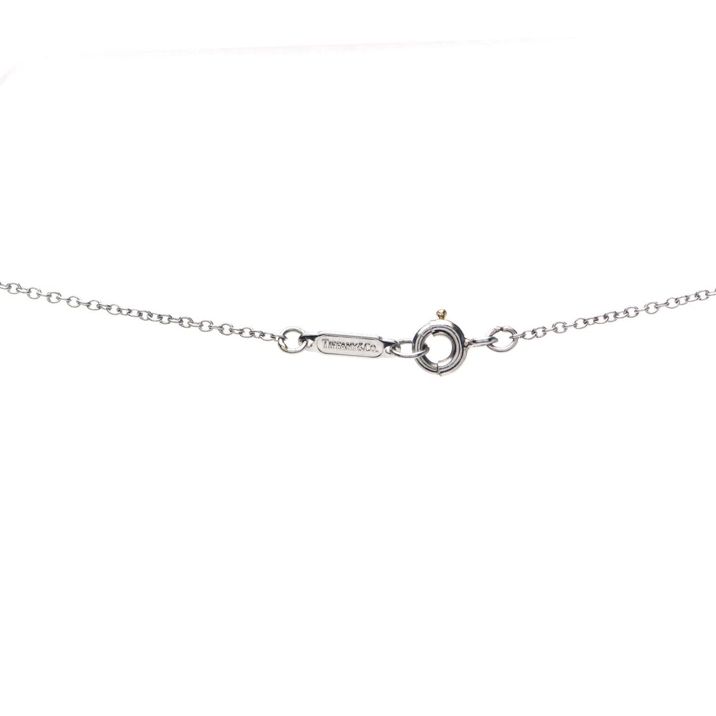 Platinum Diamond Small Cross Pendant Necklace