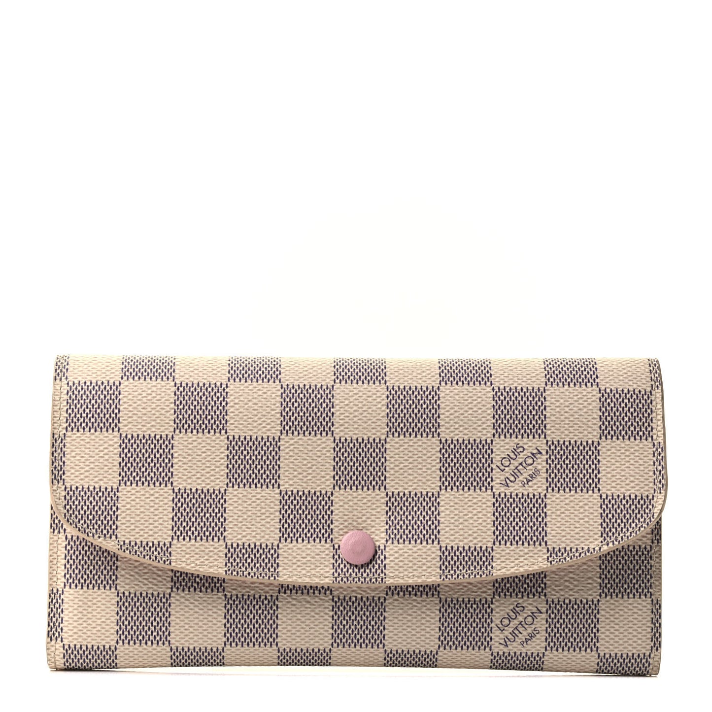 Damier Azur Emilie Wallet Rose Ballerine