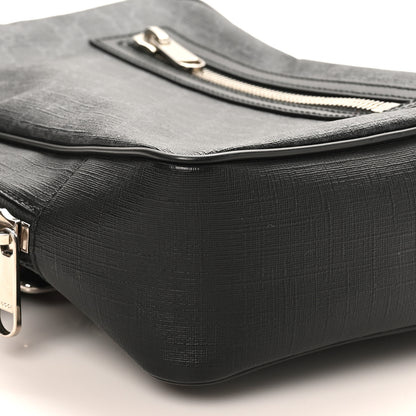 Gucci GG Supreme Monogram Web Belt Bag Black Grey 9 of 11