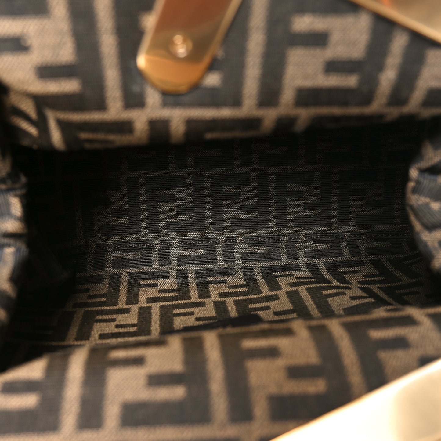 Shiny Nappa Medium Fendi First Dark Blue