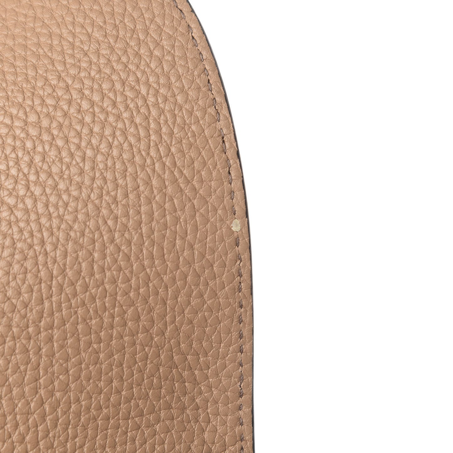 Pebbled Calfskin Medium Soho Flap Crossbody Camelia