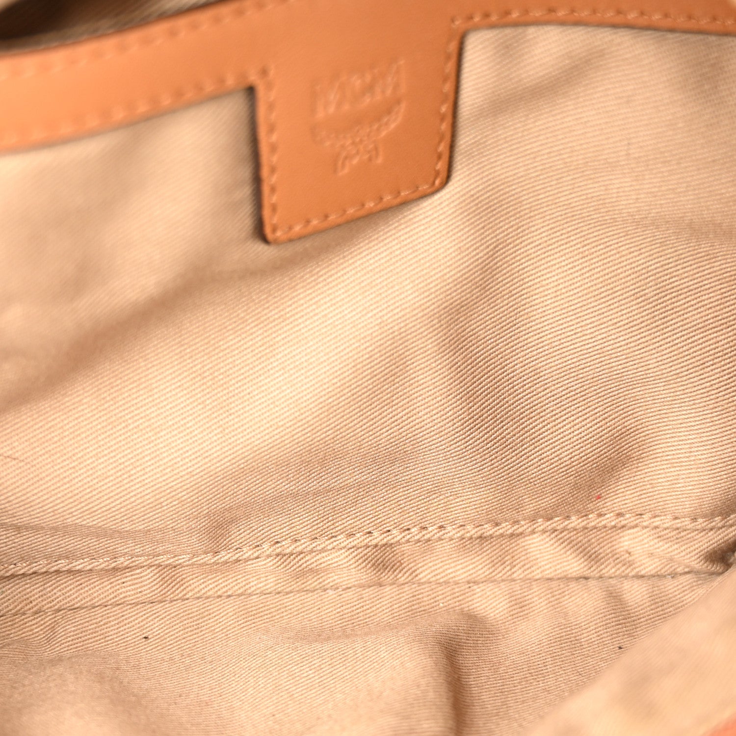 MCM Visetos Small Fusten Belt Bag Cognac 5 of 9