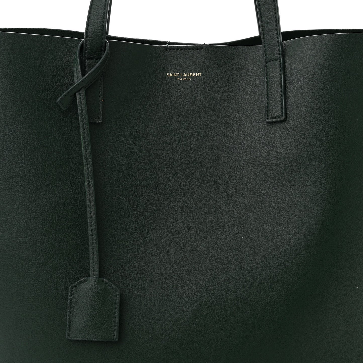 Calfskin North-South Shopping Tote Green