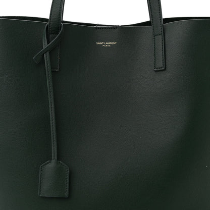 Saint Laurent Calfskin North-South Shopping Tote Green 9 of 12