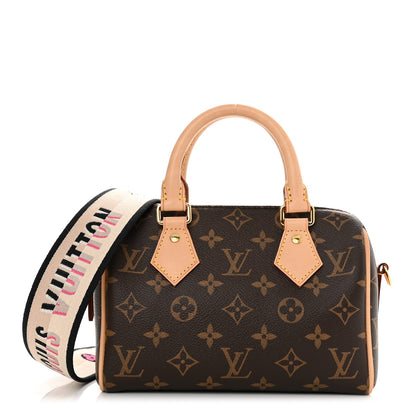 Louis Vuitton Monogram Speedy Bandouliere 20 Black 1 of 9