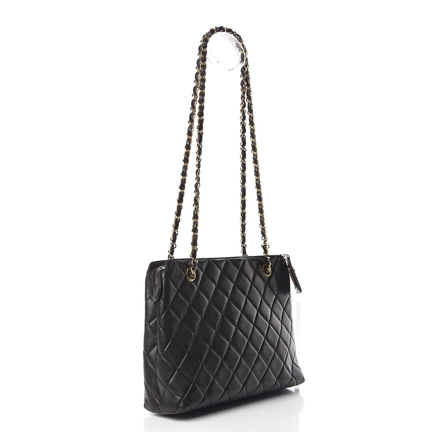 Chanel Lambskin Quilted Shoulder Bag Black 3 of 16