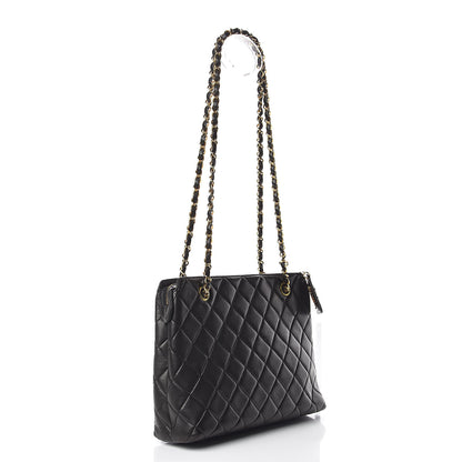 Chanel Lambskin Quilted Shoulder Bag Black 3 of 16