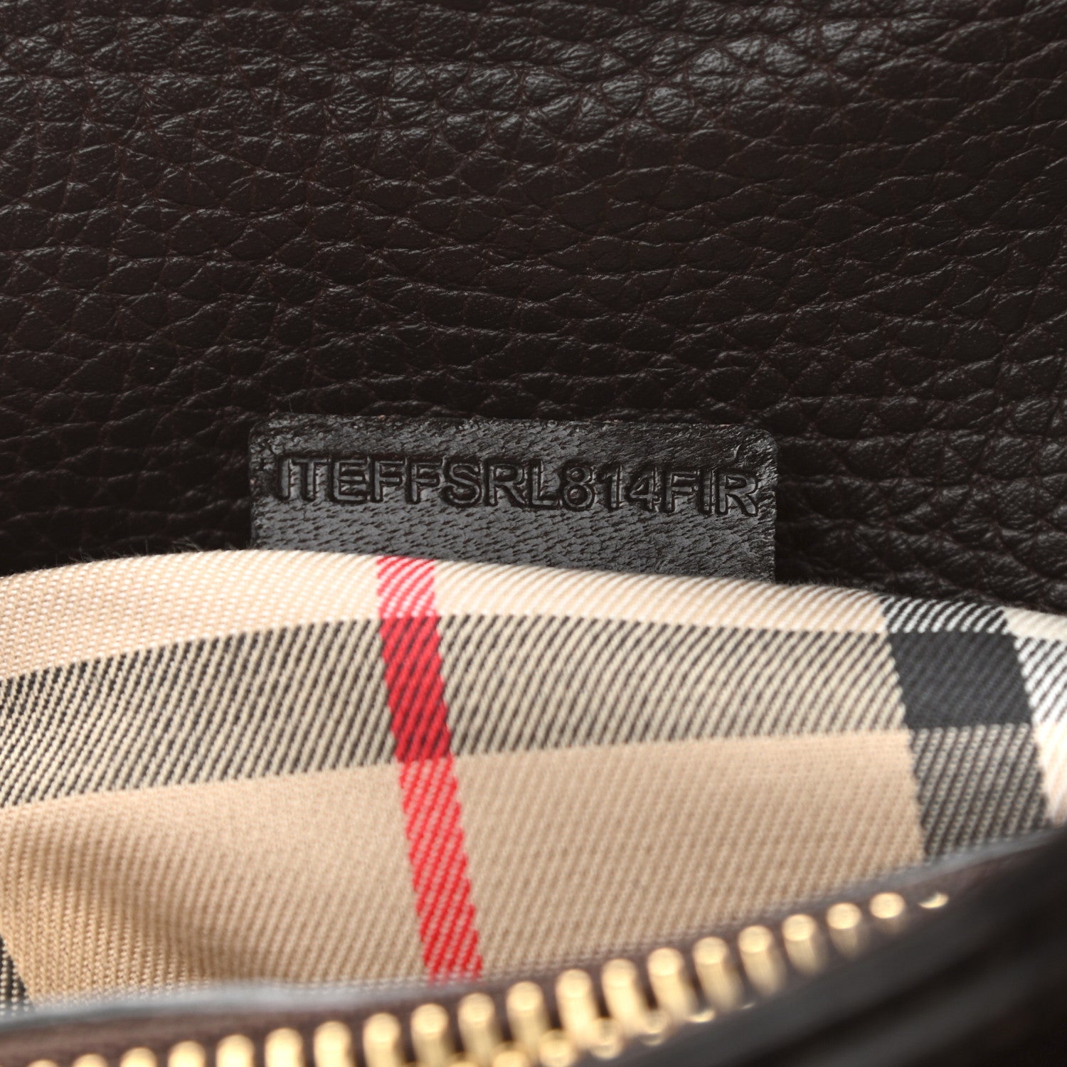 Burberry Bridle Calfskin Hepburn Satchel Brown 8 of 12