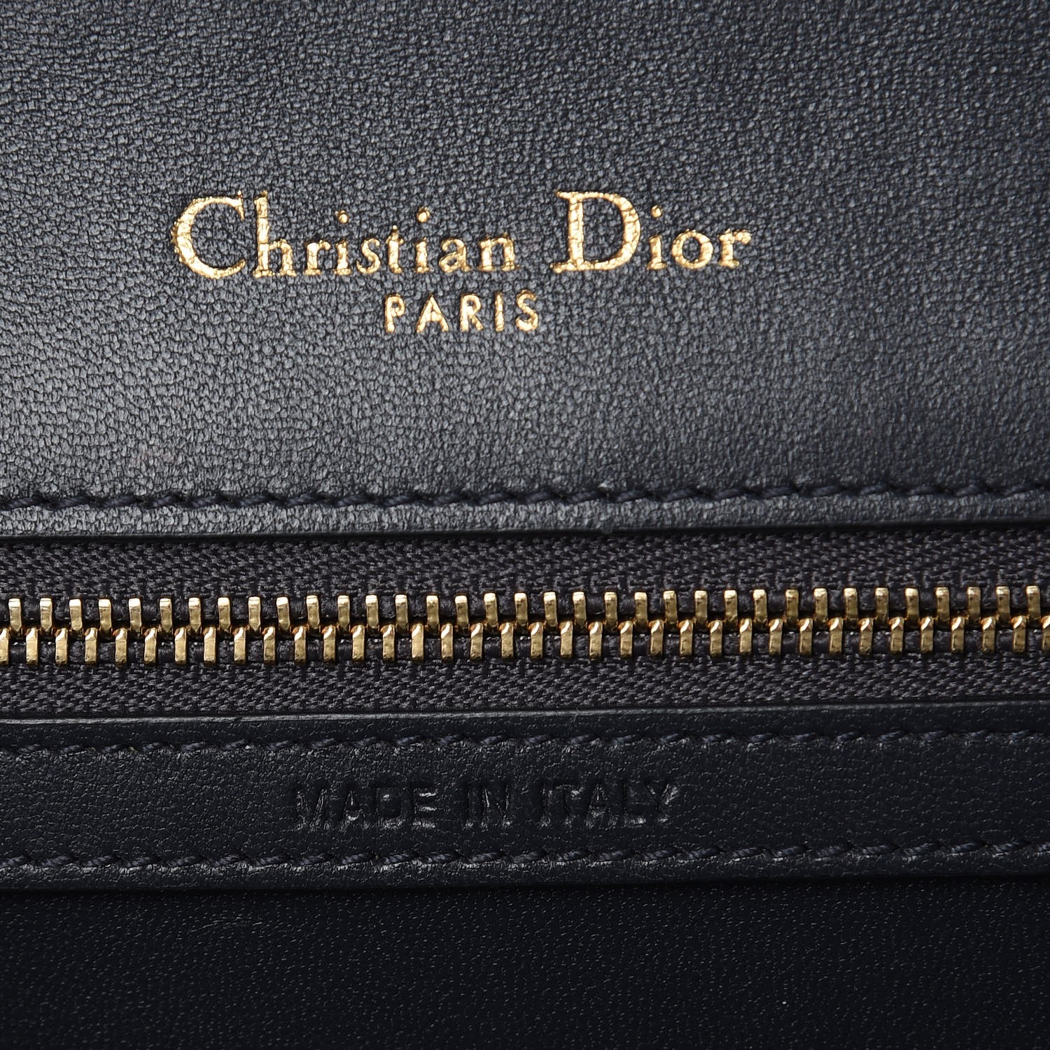 Christian Dior Metallic Patent Micro-Cannage Medium Diorama Flap Bag Gold 9 of 9