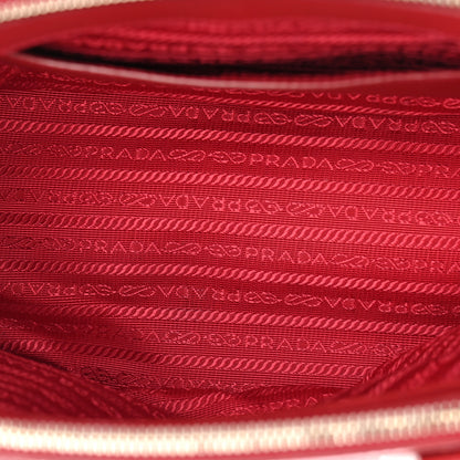 Prada Saffiano Lux Small Galleria Double Zip Tote Fuoco 5 of 13