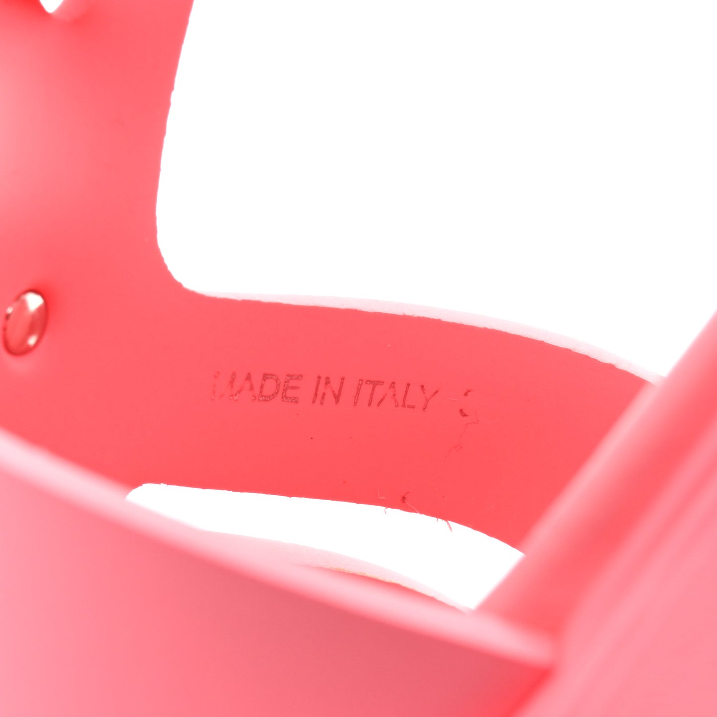 Foam Rubber Triangle Logo Monolith 55mm Cage Sandals 38 Begonia